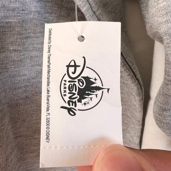 Disneyland Mickey Mouse Pullover Cropped Spirit Jersey for Women Gray Size 3X - Picture 9 of 12